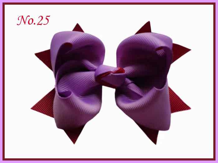 Girl Costume Boutique 4.5 Inch Tone Leaves Hair Bows